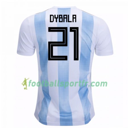 Tenue Argentine Dybala 21 Domicile Coupe du monde 2018 Maillot de Foot